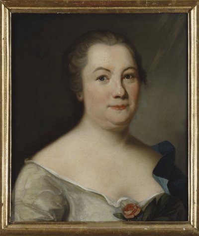 Hedvig Charlotta Nordenflycht, poetesse suedoise - Portrét básnířky Hedvig Charlotta Nordenflycht (1718-1763), Anonym. Olej na plátně. Rozměr: 47 x 40 cm. Národní muzeum Stockholm od Unknown artist