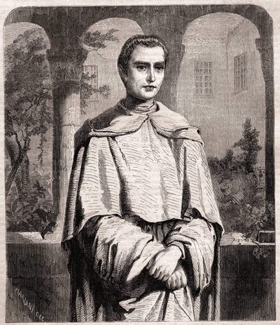 Henri Lacordaire. Francouzský kněz a dominikán 1802-1861. od Unknown artist