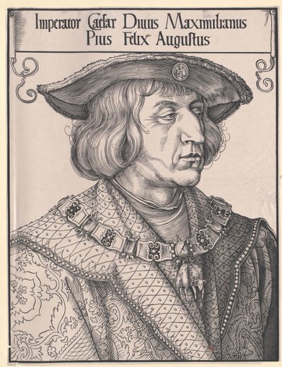 Císař Svaté říše římské Maxmilián I. (tisk) od Unknown artist