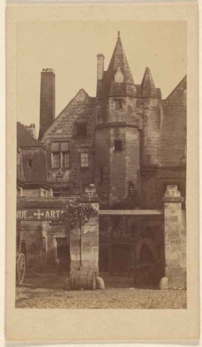 Hotel de la Croix Blanches, Tours. od Unknown artist