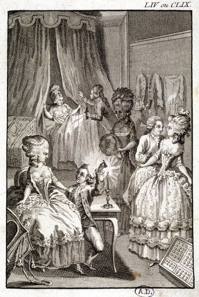 Zavřít dům - rytina od Unknown artist