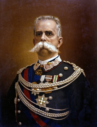 Humbert I, Chromolitografie, konec 19. století. od Unknown artist
