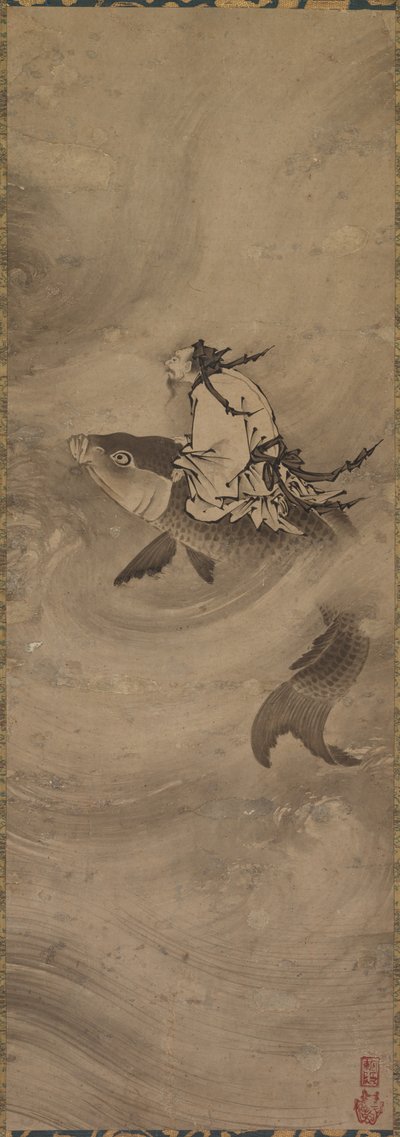 Nesmrtelná jízda na kaprovi od Unknown artist