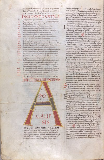 Incipit Knihy zjevení od Unknown artist