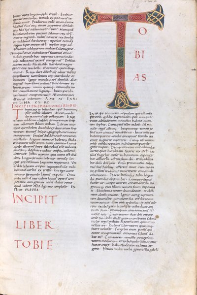 Incipit knihy Tobiášovy od Unknown artist
