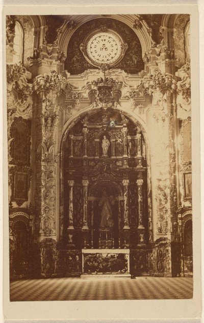 [Interiér neznámého kostela] od Unknown artist