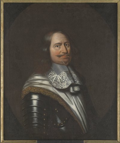 Jacob Kettler, duc de Courlande et Semigalie - Portrét Jacoba Kettlera (1610-1682), vévody z Courlandu a Semigallie, Anonym. Olej na plátně. Rozměr: 90 x 74 cm. Národní muzeum Stockholm od Unknown artist