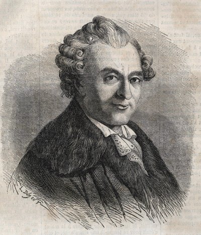 Jean Michel Sedaine. Francouzský dramatik 1719-1797 od Unknown artist