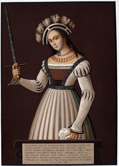Jeanne la Maid, s mečem - v "" Jeanne d