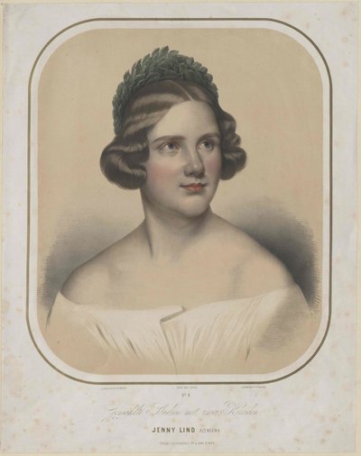 Jenny Lind (tisk) od Unknown artist