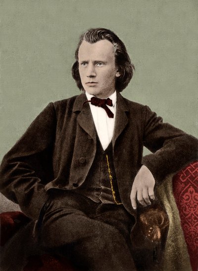 Johannes Brahms (1833-1897), německý skladatel - od Unknown artist