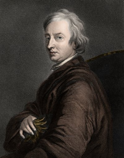 John Dryden 1631-1700 - rytina - 19. stol od Unknown artist