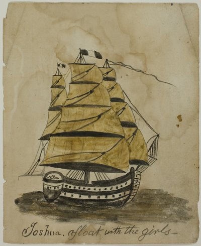 Joshua Afloat with the Girls od Unknown artist