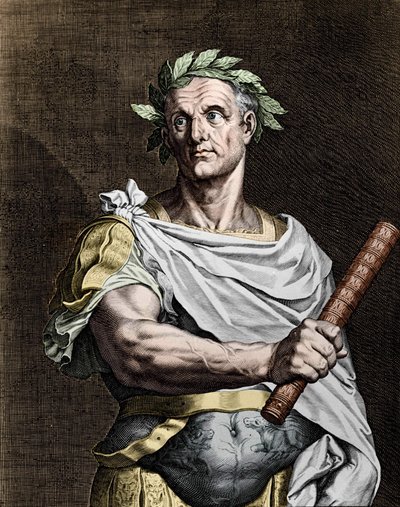 Julius Caesar (101-44 př. n. l.), římský státník. od Unknown artist
