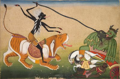 Kali Attasiking Nisumbha od Unknown artist
