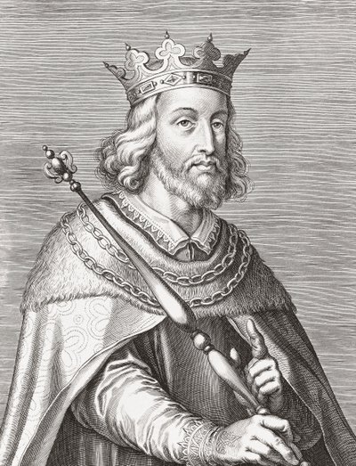 Portugalský král Ferdinand I. Portrét. od Unknown artist