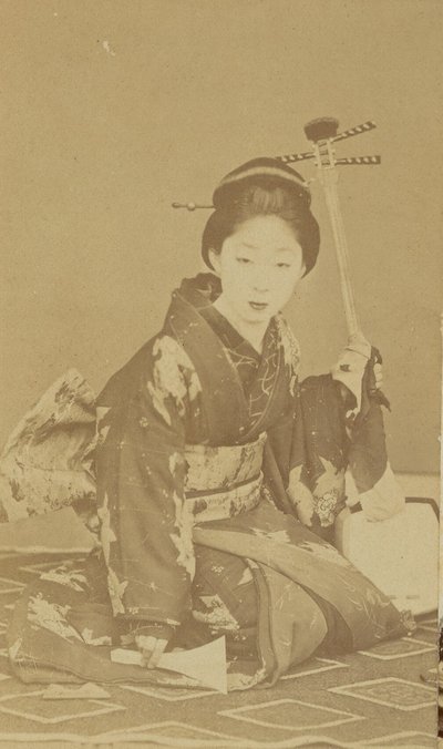 [Klečící Japonka] od Unknown artist