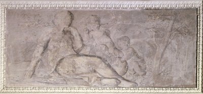 La Géographie, amours et sphère terrestre, 1775-1785 (olej na dřevě) od Unknown artist