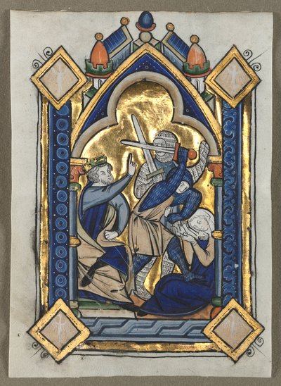 List vyříznutý ze žaltáře: Masakr nevinných od Unknown artist