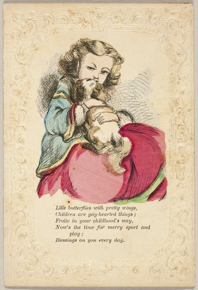 Jako motýli s krásnými křídly (valentýnka) od Unknown artist