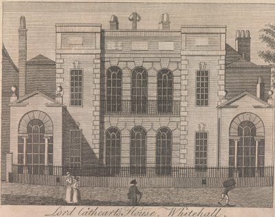 dům lorda Cathcarta, Whitehall; strana 58 (první díl) od Unknown artist