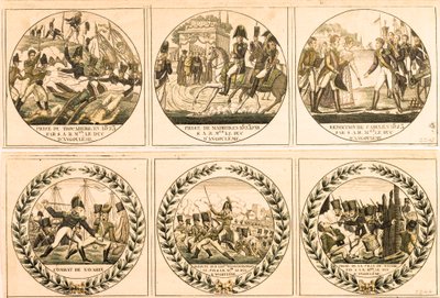 Louis Antoine (Louis-Antoine) z Bourbonu, vévoda z Angouleme (Louis de France nebo Louis XIX (1775-1884) během španělské expedice v roce 1823: dobytí Trocadera, dobytí Madridu, kapitulace Cádizu, bitva u Navarinu, za Španělština před Barce od Unknown artist
