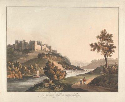 Hrad Ludlow, Shropshire od Unknown artist
