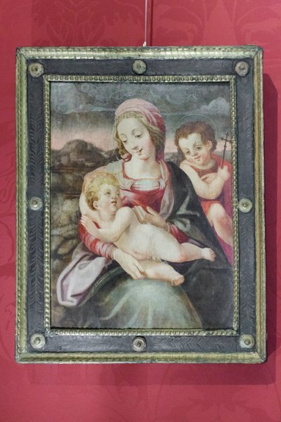 Madona s dítětem a sv. Janem Křtitelem od Unknown artist