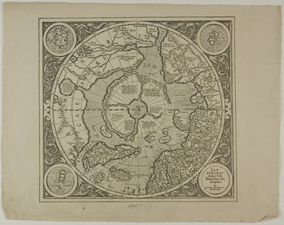 Mapa Mercatorovy projekce od Unknown artist