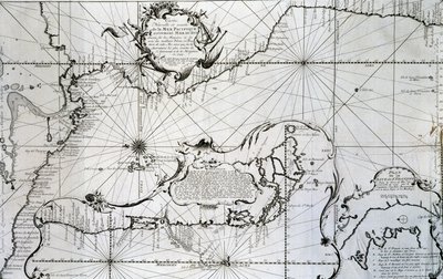 Mapa Tichého oceánu od Unknown artist