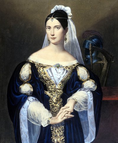 Maria de la Felicidad Malibran (1808 - 1836). od Unknown artist