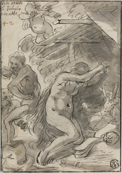 Máří Magdalény v divočině od Unknown artist