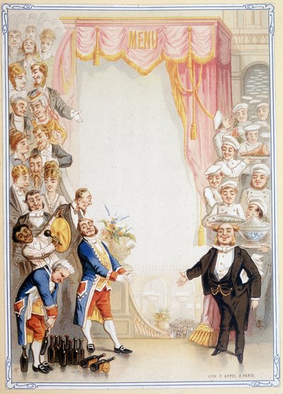 Nabídka polotovaru - chromolitografie, konec 19. století od Unknown artist