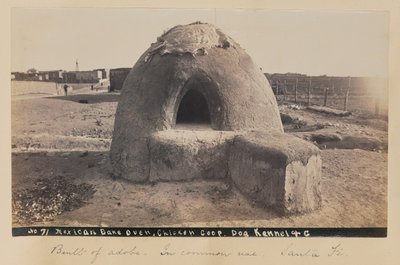 Mexická pečicí pec, kurník, psí bouda atd. od Unknown artist