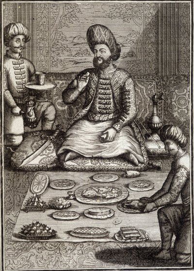 Méhémet Réza Beg, velvyslanec Persie, počátek 18. století. od Unknown artist