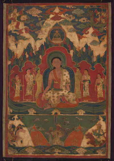 Milarepa na hoře Kailash od Unknown artist