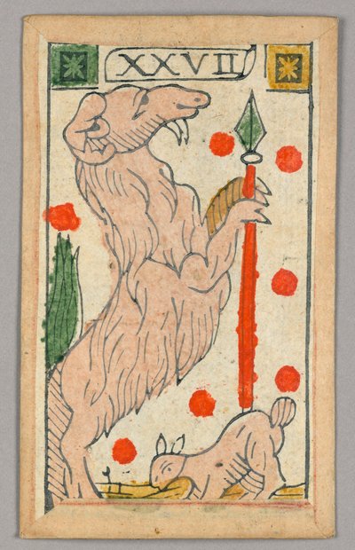 Minchiate (Tarot) hrací karta od Unknown artist