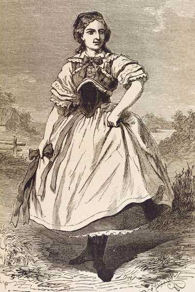 Moldavská žena od Unknown artist