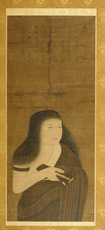 Mondžu v rouchu ze spletené trávy (Nawa Mondžu) od Unknown artist