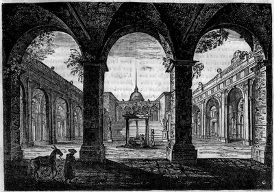 Montecassino Abbey (Monte Cassino, Montecassino, Montecassino) od Unknown artist
