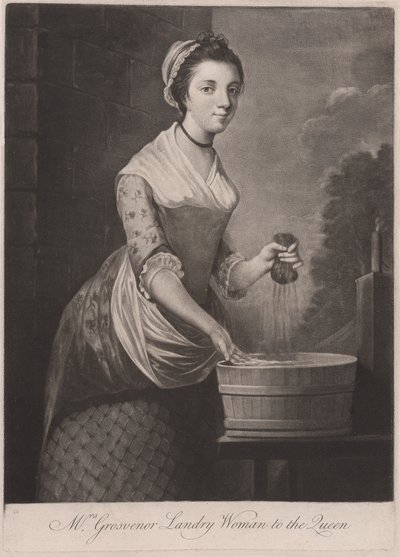 Paní Grosvenor Laundry Woman královně od Unknown artist