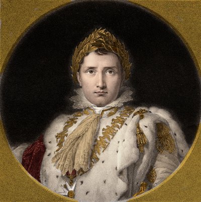 Napoleon Bonaparte 1769-1821 - rytina - 19. stol od Unknown artist
