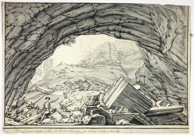 Přírodní most Velo ve Veronských horách, poblíž Altissima od Unknown artist
