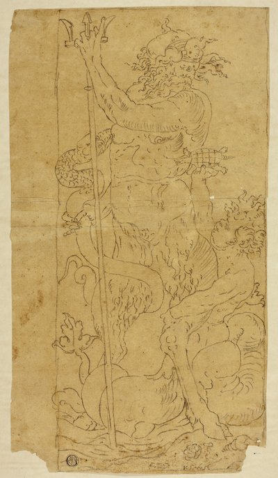 Neptun a Triton od Unknown artist