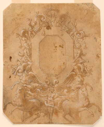Osmihranná panelová dekorace od Unknown artist