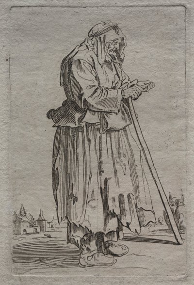 Stará žebračka od Unknown artist