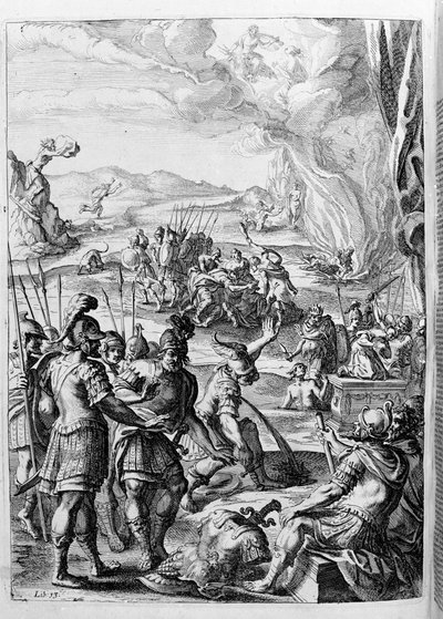 Ovidius (Ovidius) - ilustrace ke knize 15 - (P. Ovidiovy Metamorfózy noci od Unknown artist