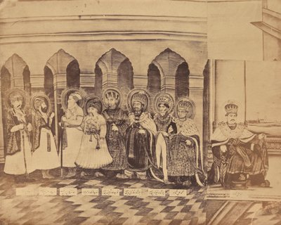 [Obraz zobrazující Nawaby z Awadhu, Indie] od Unknown artist
