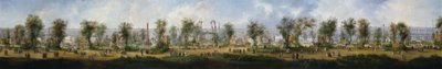 Panoramatický pohled na Světovou výstavu 1867, Champ-de-Mars od Unknown artist