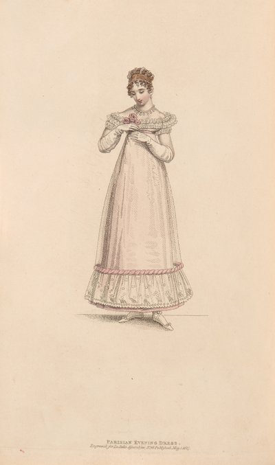 Pařížské večerní šaty od Unknown artist